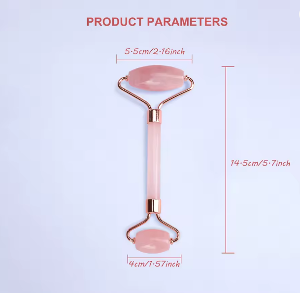 Revitalizing Rose Quartz Facial Roller – Signature Edition